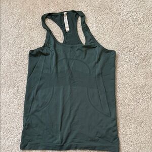 Lululemon Athletica Dark Green Tank Top